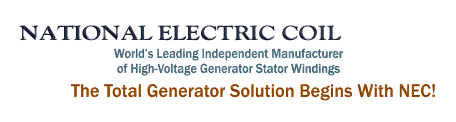 National Electric Coil - World's Leading Independent Manufacturer of High-Voltage Generator Stator Windings